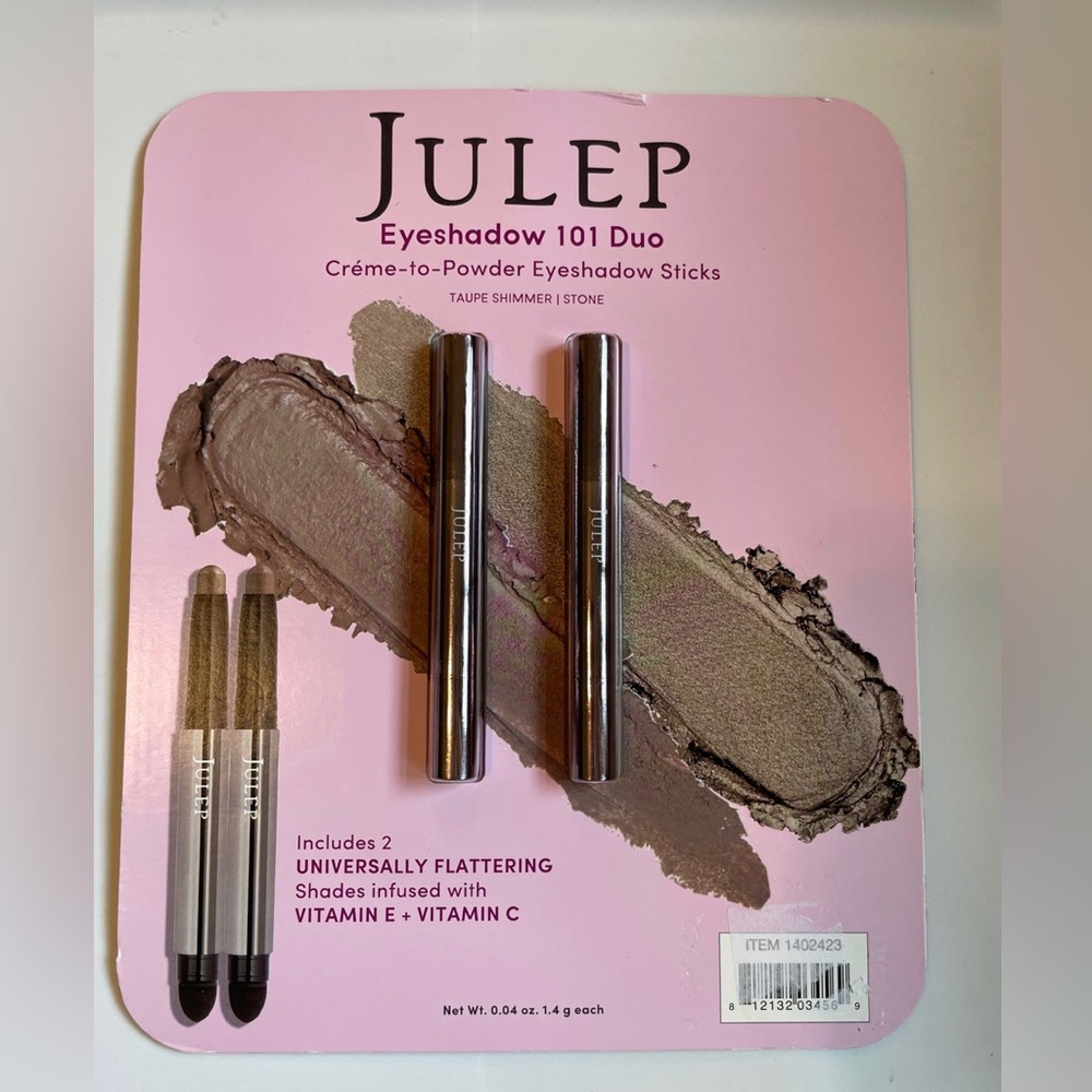 Julep eye shadow 101 duo (Taupe Shimmer & Stone)